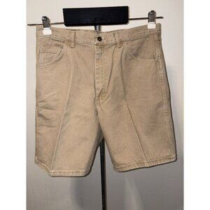 Wrangler Rugged Wear   Jean Shorts Denim Men Size 36X 9 Cotton Khaki